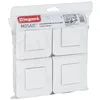 Image de Lot De 4 Interrupteurs Ou Va-et-vient Mosaic 10a Complet Avec Plaque - Blanc - Legrand
