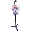 Image de Micro karaoké enfant VTech Kidi Superstar Lightshow Rose Magic Voice avec effets voix, boule disco orientable, écran interactif, 8 chansons animées et 6 jeux Rose - Neuf