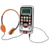 Image de Lecteur musical portable VTech V.Pod Kid Do Ré Mi 16 chansons 17 mélodies 10 activités Écran interactif Casque inclus Orange/Argent - Neuf