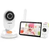 Image de VTech - BM818 - Wide View HD Video Baby Monitor - 5 Inch Ultra Flat HD Display - Night Light and Lullabies 720p - Version DE White BM818 5" Video