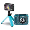 Image de VTech - KidiZoom Vidéo Studio HD, Appareil Photo Numérique Enfant, Photo, Selfie, Vidéo HD, Écran Couleur avec Trépied et Fond Vert, Cadeau Enfant de 5 Ans à 12 Ans - Contenu en Français en occasion ou reconditionné