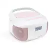 Image de Radio CD portable Metronic Eden Bluetooth USB microSD CD/MP3 6W Pastel Blanc Rose - Neuf