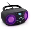 Image de Mooov 477415 : Lecteur CD portable, lecteur audio CD, compatible CD-R/CD-RW/CD-MP3, radio FM