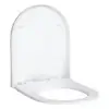 Image de Geberit   Abattant Wc Dito   Duroplast Blanc   Fixation Par Le Bas   Charnières En Acier Inoxydable   Entraxe 15.5 Cm
