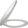 Image de JACOB DELAFON Abattant cuvette suspendue Brive charnières métal - Blanc