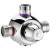Image de Delabie   Mitigeur Thermostatique Centralisé 3/4'' Débit 55   Finition Chromée   Stabilité De Température   Butée De Température Réglable   731002