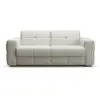 Image de CALICOSY - Canapé 3 places convertible avec ouverture express en tissu L207 cm - CAMERON