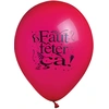Image de Sachet De 10 Ballons Multicolores ''Faut FÃªter Ãa''