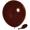 Image de Sachet de 25 BALLONS Opaques 25cm, Chocolat 25cm