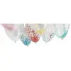 Image de Kit de 6 ballons cristal REMPLIS DE CONFETTIS Roses