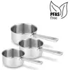 Image de Série de 3 casseroles inox 16/18/20cm - Beka - 101041 - cicla