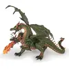 Image de Papo Figurine dragon à deux têtes 19cm vert - dès 3 ans