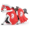Image de Papo History Le cheval du chevalier lion avec sa lance 39781