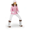 Image de Papo Horse Winter Rider Girl Pink 52011