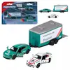 Image de Majorette 8502003001 Racing Deluxe Trailer, 4 couleurs. - Rouler cool