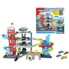 Image de Garage à double voie Majorette City + 4 véhicules