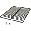 Image de Ebac Literie - Sommier À Lattes 2x80x200 Epsilon - 40 Lattes Bois - Fabrication Française