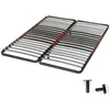 Image de Ebac Literie - Sommier À Lattes 2x80x200 C34 - 40 Lattes Bois - Fabrication Française
