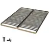 Image de Ebac Literie - Sommier À Lattes 2x70x190 C224 - 48 Lattes Bois - Fabrication Française