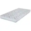 Image de Ebac Literie - Matelas Mousse 90x190x13 Cm Soutien Ferme Blanc - Meliza