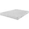 Image de Matelas Mousse 140x190x17 Cm Soutien Ferme Blanc - Morgina