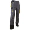 Image de Pantalon De Travail Lma Sechoir Taille 52 Tricolore Gris/noir/jaune Zéro Métal Avec Passepoils Rétroréfléchissants