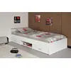 Image de Lit enfant moderne blanc mat 90 x 200 cm