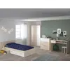Image de Lit d'enfant avec 1 tiroir - 90 x 190 cm - Naturel & Blanc - IPLIA