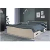 Image de Les Tendances - Lit Avec Rangements 140 X 190 Cm - 2 Tiroirs Et 1 Niche - Coloris : Naturel - Pablo