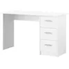 Image de Essentielle Bureau 3 Tiroirs - Décor Blanc - L 121,2 X P 74,3 X H 55 Cm