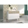 Image de Commode Aalborg 3 tiroirs - Blanc - Style scandinave 90,8 x 40 x 77,5