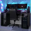 Image de Bureau Gamer Levelup 150cm - Noir