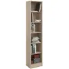 Image de Bibliothèque Hobby 41 Cm De Longueur-5 Étagères-chêne
