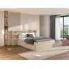 Image de Lit avec rangement - 180 x 200 cm - Couleurs bois - TENALIA
