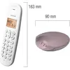 Image de Téléphone fixe sans fil - LOGICOM - DECT ILOA 150 SOLO - Taupe - Sans répondeur