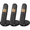 Image de Téléphone fixe sans fil - LOGICOM - DECT ILOA 350 TRIO - noir - sans répondeur