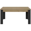 Image de CALICOSY - Table rectangulaire 4 pieds 1 allonge L200 cm - TRUST