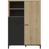 Image de CALICOSY - Rangement haut 1 tiroir et 2 portes H150 cm - TRUST