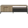 Image de CALICOSY - Meuble TV 2 portes 1 tiroir L160 cm - TRUST