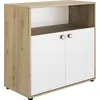 Image de Galipette Commode 2 portes bois blanc