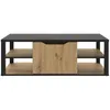 Image de CALICOSY - Table basse BUXTON avec rangement central - Fabrication Française