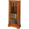 Image de Beaux Meubles Pas Chers - Vitrine 1 Porte Vitrée Plaquée Merisier 6 Niches L 49.4 H 105.8 P 21.5 Cm - Marron