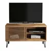 Image de Beaux Meubles Pas Chers - Meuble Tv 50 Pouces 1 Porte Coulissante 3 Niches L 120 H 65 P 33 Cm