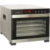 Image de Déshydrateur fruits et légumes 6 plateaux inox - Kitchen Chef - SECCO6PRO -