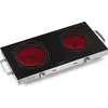 Image de Réchaud vitroceramique 2 feux 2800w - Kitchen Chef - KCPPV2800 -