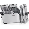 Image de Friteuse double 2x3.5l 4000w inox - Kitchen Chef - KCPFR70X -