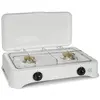 Image de KitchenChef Réchaud Gaz 2 Feux 5326C Blanc, Puissance 3,4 kW - Neuf