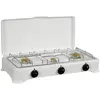 Image de KitchenChef Réchaud Gaz 3 Feux 5327C Blanc, 4150W, Émaillé - Neuf