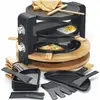 Image de Appareil à raclette 8/10 personnes 1500w + gril + crêpière - Kitchen Chef - KCWOOD.8.SUPER -