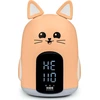 Image de BigBen, Réveil modèle Buzzers Mia le chat avec 3 mélodies personnalisables, orange